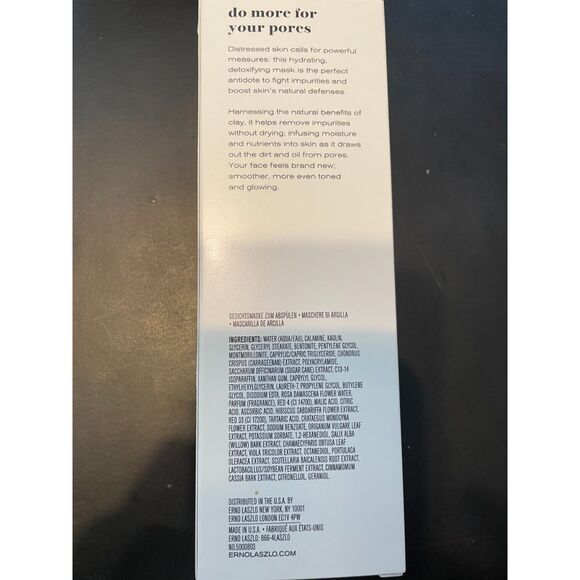 NEW - Erno Laszlo - Exfoliate & Detox Pore Cleansing Clay Mask - 3.3 fl oz - Picture 4 of 4